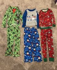 Boys Kids Size 8/XS Mindcraft Frosty The Snowman Long Sleeve Christmas Pajamas