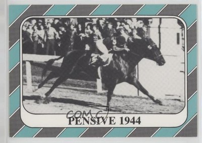 1991 Horse Star Kentucky Derby Pensive #70 16ez