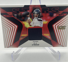 2025 Panini Score Stars Of The NFL - C.J. Stroud Jersey Patch #SNJ-CSD