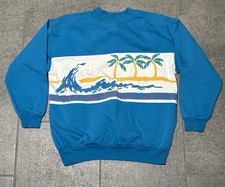 Vtg 80s 90s OP Surf Skate Color Block Sweatshirt Tee Ocean Pacific Beach USA