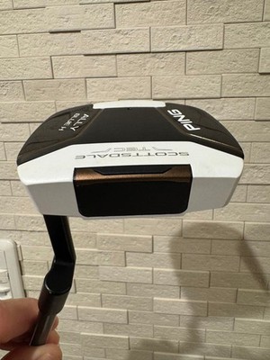PING Scottsdale TR Ally H Mallet Putter 34'' White/Black Condition Used