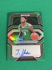 Javion Hamelt 2021 Prizm Draft Picks Auto Penmanship Green
