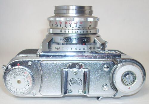 Braun Paxette Super II B L 35mm w/ Steinheil Cassarit 50mm f/2.8 Lens Vintage - Picture 8 of 15
