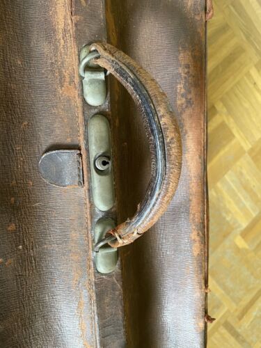 Koffer Arztkoffer Doktortasche Hebammentasche 1880 Patina Leder Oldtimer - Bild 7 von 24