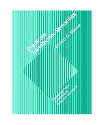 Predicate Transformer Semantics, Ernest G. Manes, E. G. Manes