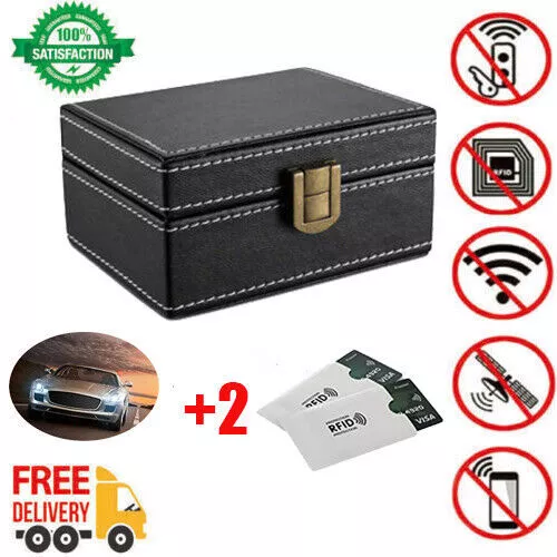 Faraday Box for Car Keys, Extra Large Car Key Signal Blocker Box with