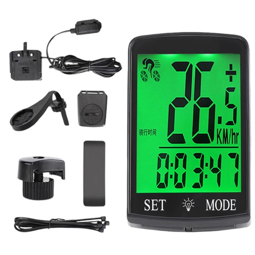 New Cycling Computer Wired/Wireless Speedometer Waterproof Road Bike MTB Odomete