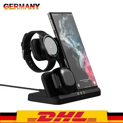 Wireless Ladegerät für Samsung Galaxy S24 S23 S22 S21 Plus QI Ultra Ladestation