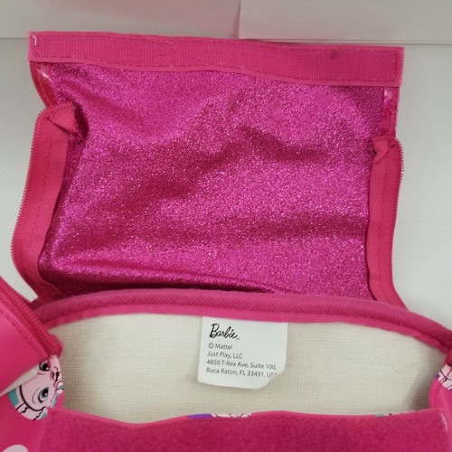 Barbie Purse Pet Vet Luggage Bowling Bag Case Pink Sparkle Dogs - Picture 6 of 9