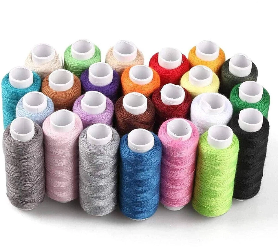 Polyester Sewing Threads Kits 250 Yards Spools General Machine Sewing Set of 25 - Image 4 of 4