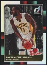 2015-16 Donruss Rakeem Christmas Rookie The Rookies Holo #/199 Pacers RC #3
