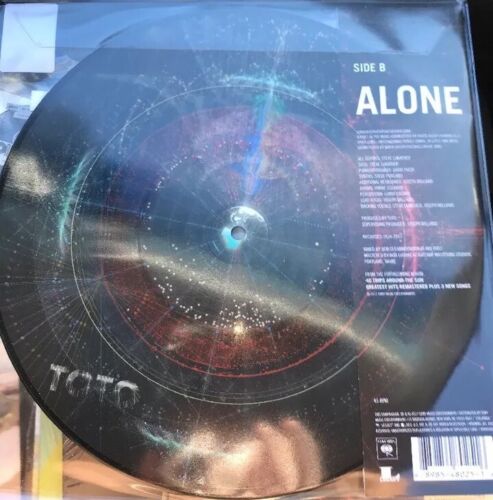TOTO HOLD THE LINE / ALONE 10” PIC DISC BLACK FRIDAY RSD 2017 VINYL LP 40TH ANN - Picture 2 of 3