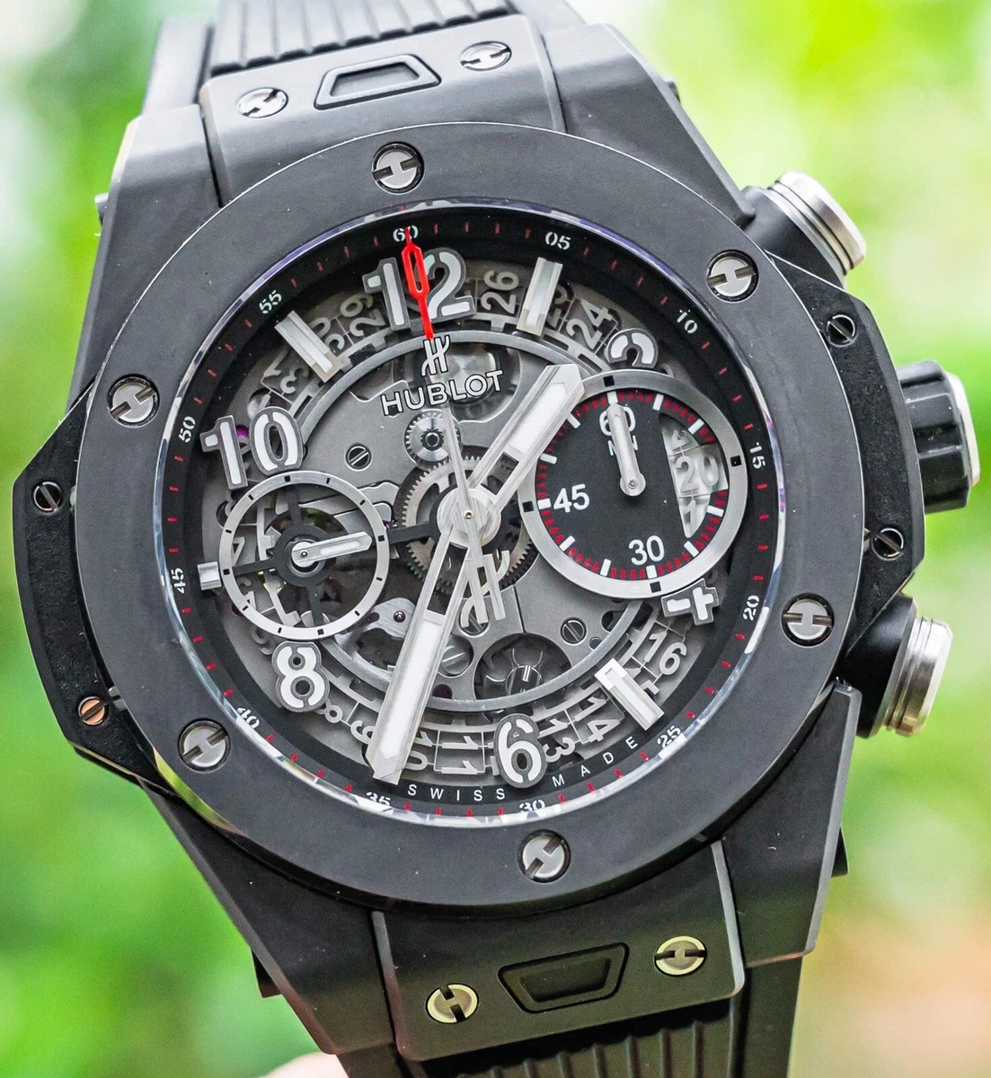 Hublot Big Bang Integrated Time Only 40mm - Black Magic 456.CX.0170.CX |  Watches Of Switzerland US