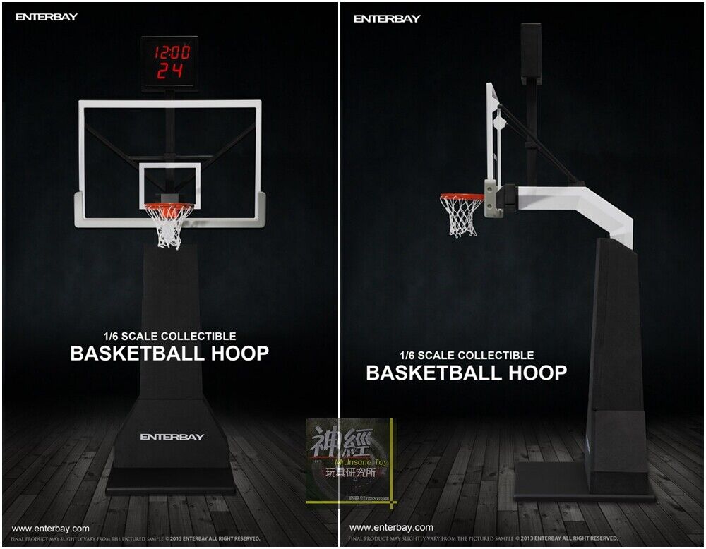 ENTERBAY 1/6 NBA BASKETBALL HOOP For 1/6 Action Figure OR ENTERBAY 1/6 NBA BASKETBALL HOOP For 1/6 Action Figure OR