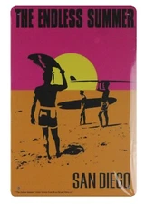 The endless summer San Diego tin metal sign auto shop metal signs