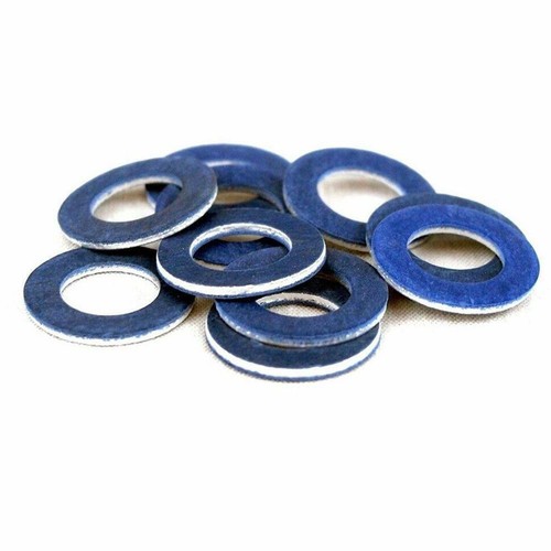 10x 90430-12031 Oil Drain Sump Plug Washers Gasket Hole =`~ L0N3 - Picture 9 of 10