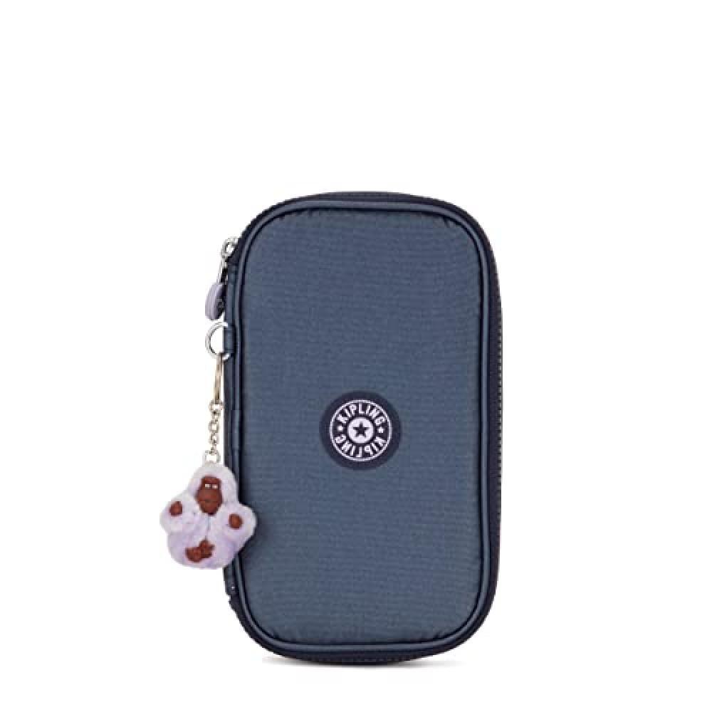 (TG. Taglia Unica) Kipling 50 Pens, Astuccio, Blu (Admiral Bl Metallic) - NUOVO