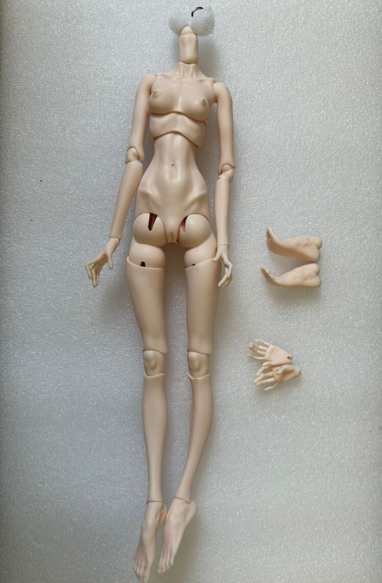 Only Body (No Head) Resin Jointed 1/4 C94 Popovy BJD Doll Normal Skin Girl  Gifts