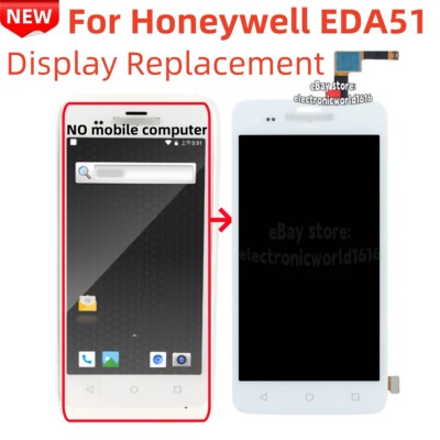LCD Screen for Honeywell EDA51 Mobile Scanner White 5 inches Display Parts New