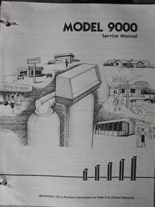 Econominder Model 9000/9500 Control Valve Service manuals-1996- P/N 15547/17440