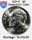 2009 (P) Roosevelt Dime BRILLIANT UNCIRCULATED *JB's Coins*