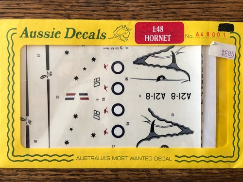 1/48 Aussie Decals F/A-18 Hornet: A-21-8 of No.3 Squadron, RAAF Australia OOP - Bild 1 von 2