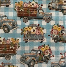 THREE 3 Individual Paper Decoupage Napkins Farm, Flowers, Spring, Fall 49