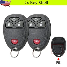 2 for 2008 2009 2010 2011 2012 2013 Chevrolet Silverado 1500 2500 Key Fob Shell