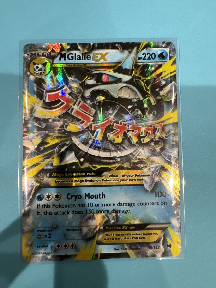Pokémon TCG Mega-Glalie-EX Breakthrough 35/162 Holo Holo