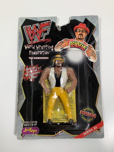 WWF Bend-ems The Godfather - On original Card Seal...