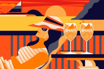 Vintage Aperitif Aperol Spritz Print Poster Poster Poster Advertising 