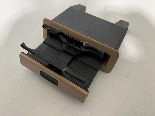 BMW Rear Seat Cup Holder Beige Tan E38 740i 740iL 750iL 8212128 OEM - Foto 2 di 4
