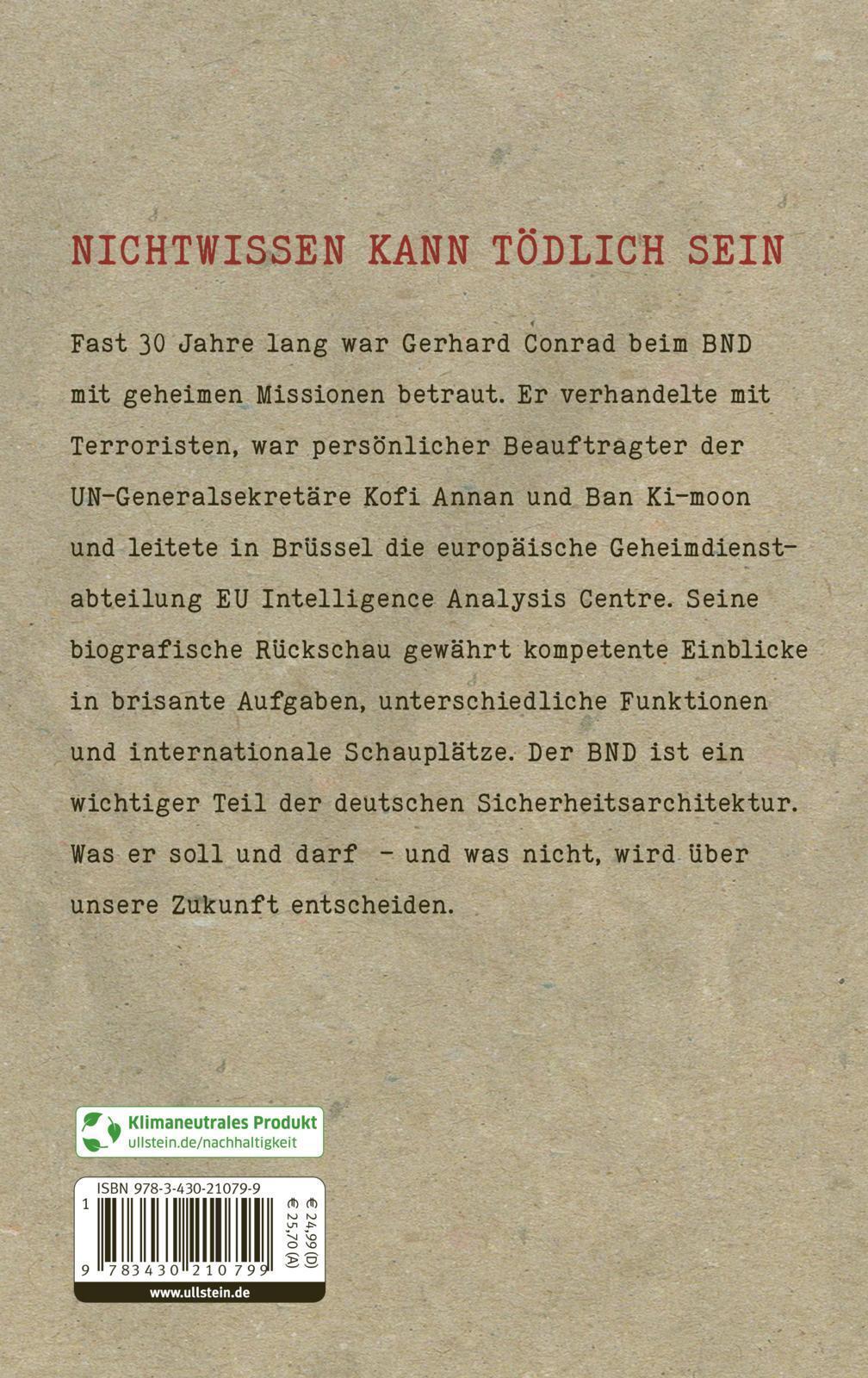 Thumbnail - Keine Lizenz Zum Töten | Gerhard Conrad (u. A.) | Buch | 320 S. |