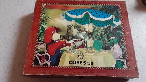 Ancienne Boîte à Cubes Pépin La Bulle – 30 Cubes – Jeu Vintage R.T.F Belokapi Garnier