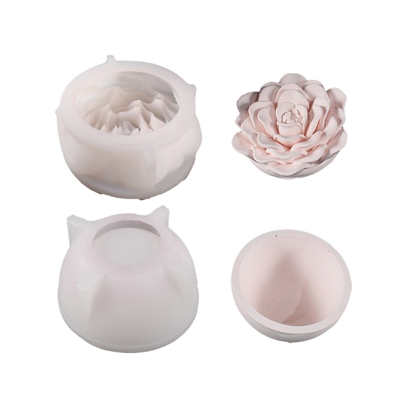 Elegant Durable Silicone Flower Mold for Resin Casting Crafts
