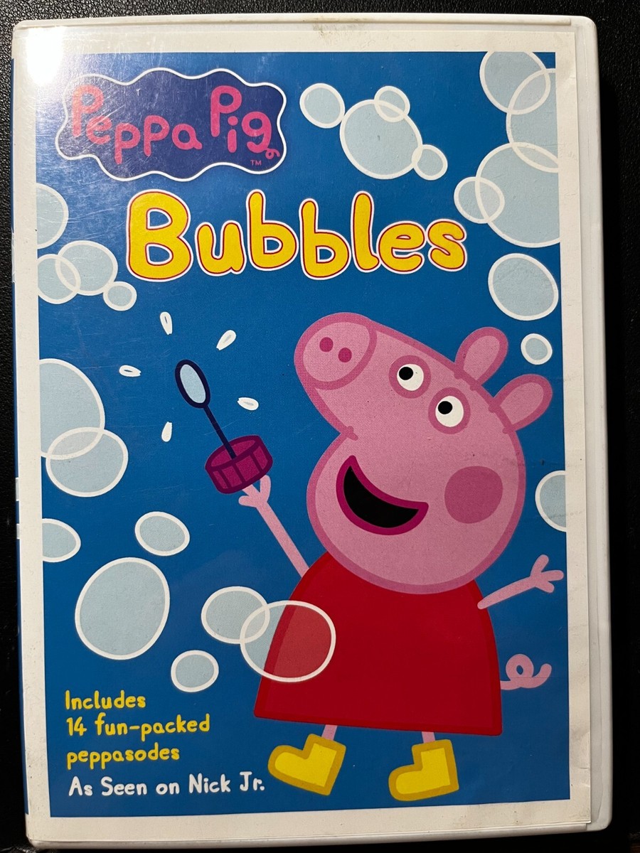 Peppa Pig Bubbles Nickelodeon Nick Jr. Very GOOD DVD