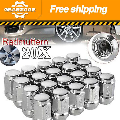 20X Radmuttern Kegelbund Mutter für Ford Alufelgen Mondeo M12x1,5 SW 19 C-Max