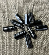 Set of 10 1500uf Aluminum Capacitor Radial Rubycon 6.3v 20%