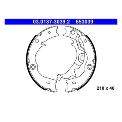 Set Accessori Freno A Disco Ate 13.0460-0137.2 – Compatibile Con Mitsubishi Outlander, Pajero, Citroën C-Crosser E Peugeot 4007 - 2