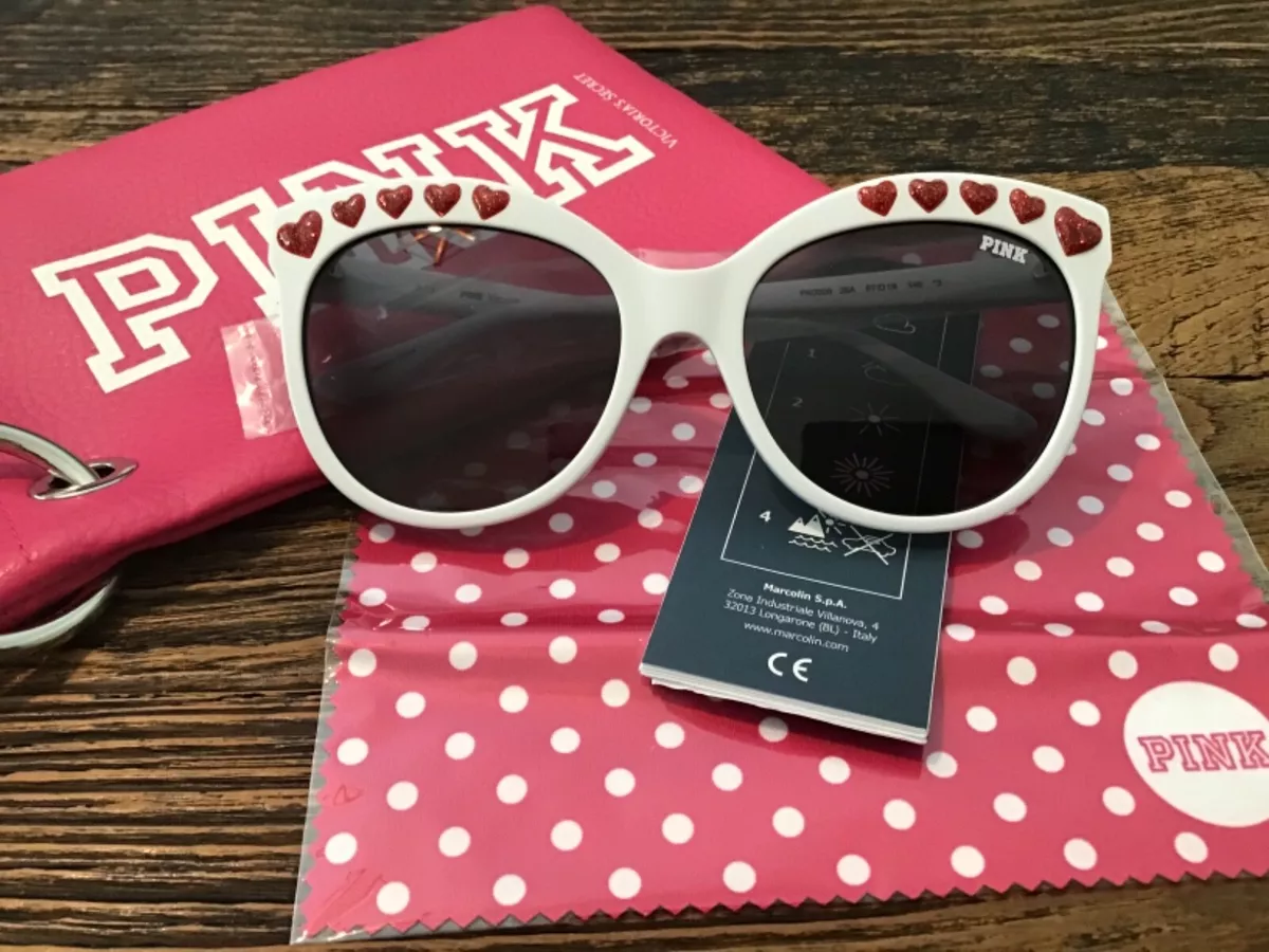 Pink sunglasses best sale ebay