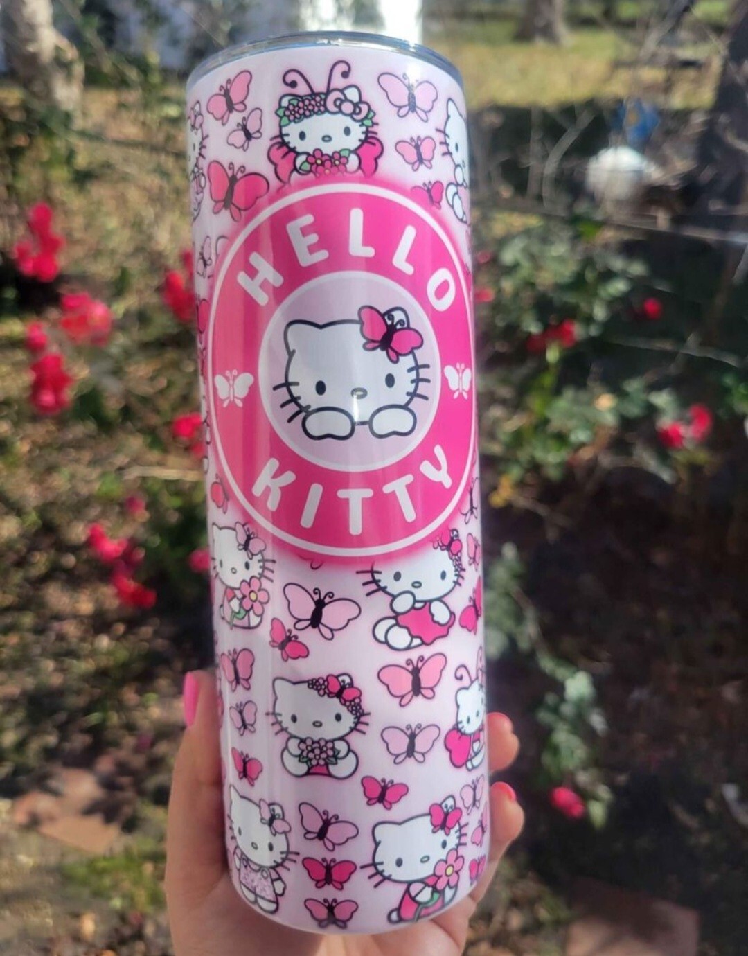 Hello Kitty & Butterflies Tumbler