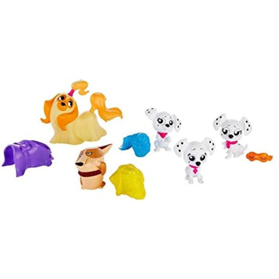 Mattel Disney 101 Dalmatians Multipack Figures Dogs Puppies Pets New