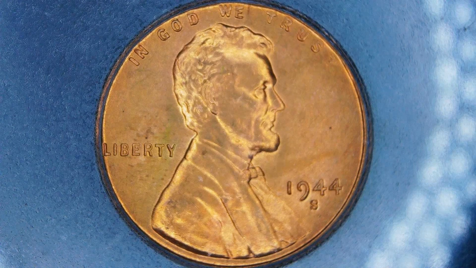 1944-S Lincoln Wheat Cent  ""ICG MS 67+ RD""  (PCGS Val. $1050)  **World War 2* - Image 3 of 4