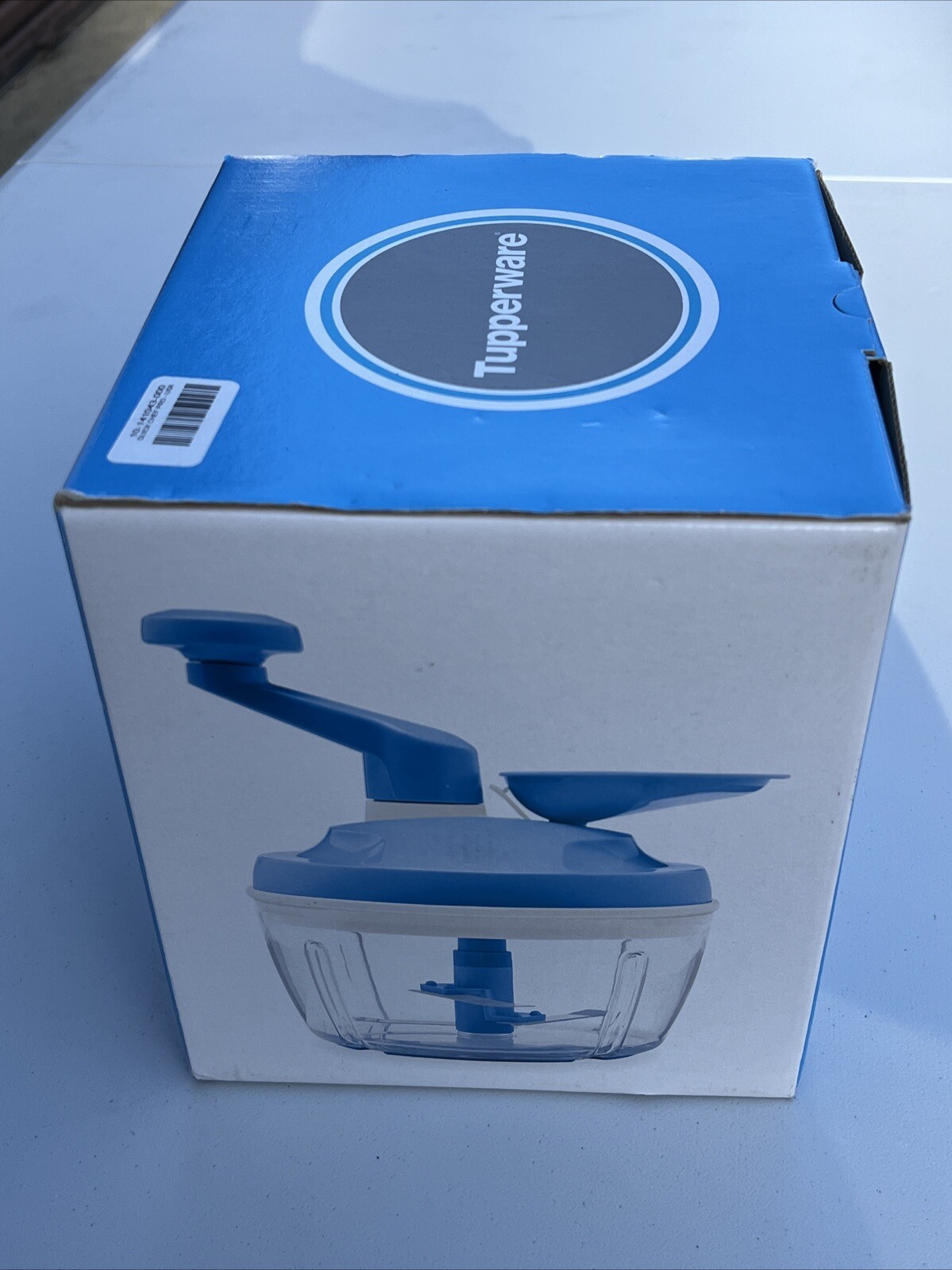 Tupperware Quick Chef Pro System Blue Manual Food Processor Chopper New ...