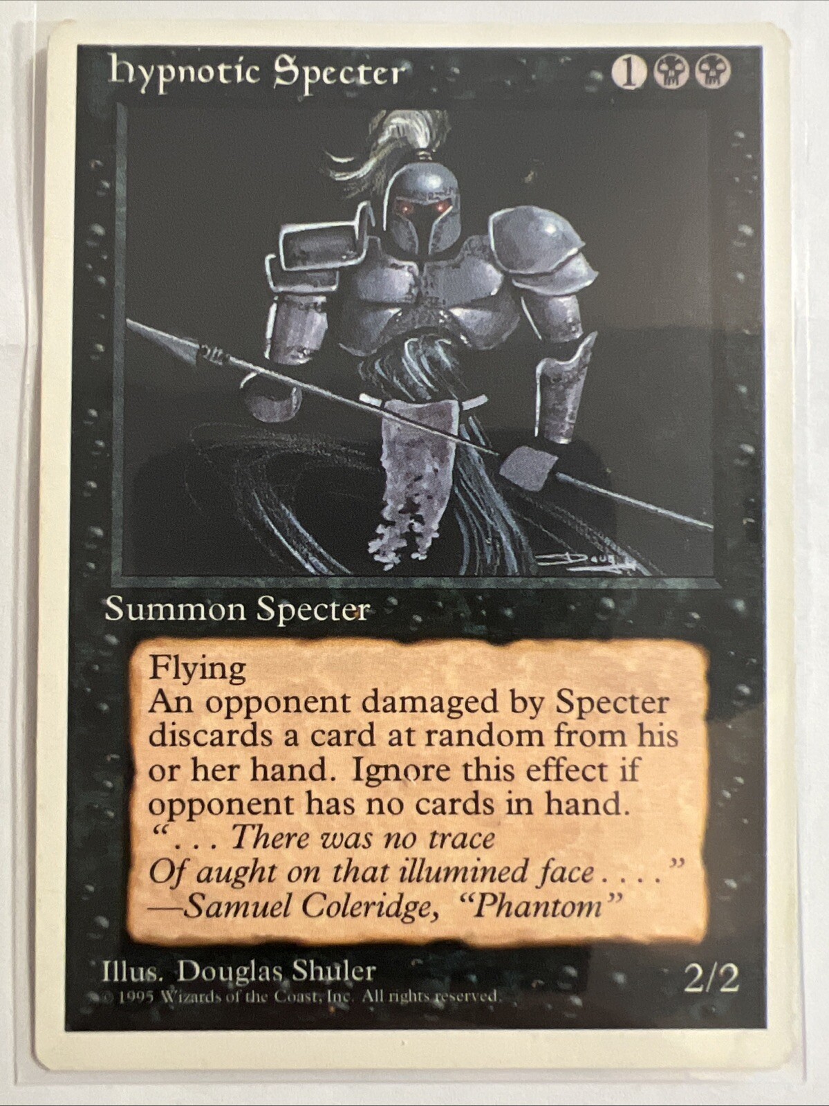 Hypnotic Specter MTG Fourth Edition LP  142