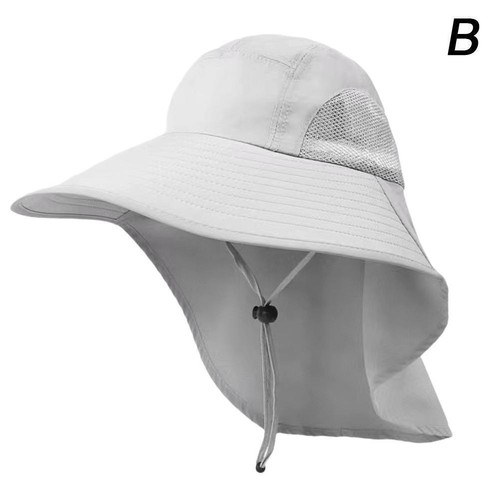 Wide Brim Sun Hat UV Protection Bucket Cap HikingFishing Safari X3E6 - Picture 15 of 15