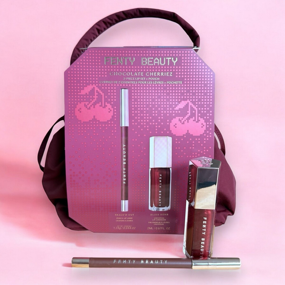Fenty Beauty CHERRIEZ Set - Gloss Bomb Cherry Amor & Lip Liner