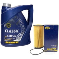 MotoröL Set 10W-40 5 Liter + ÖLfilter Sh 4079 P FüR Audi A6 A6 Avant