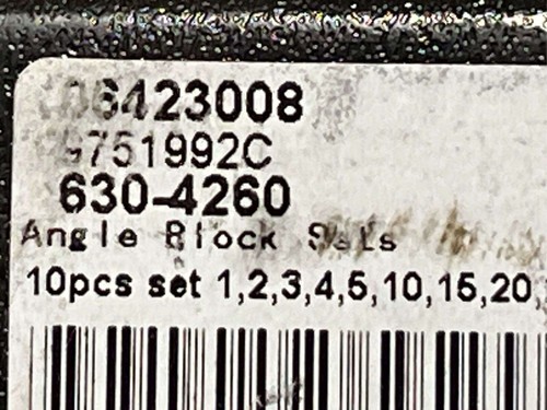 Value Collection 1 to 30° Angle, 3 Inch Long, Steel, Angle Block Set (8 PC Set) - Picture 3 of 5