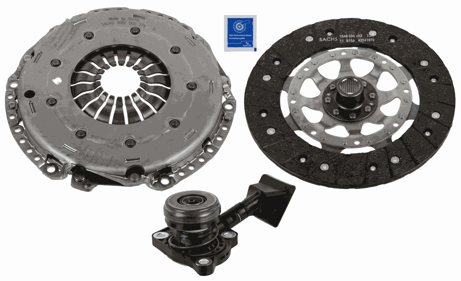 3000 990 558 SACHS Clutch Kit for CITROËN,DS,PEUGEOT